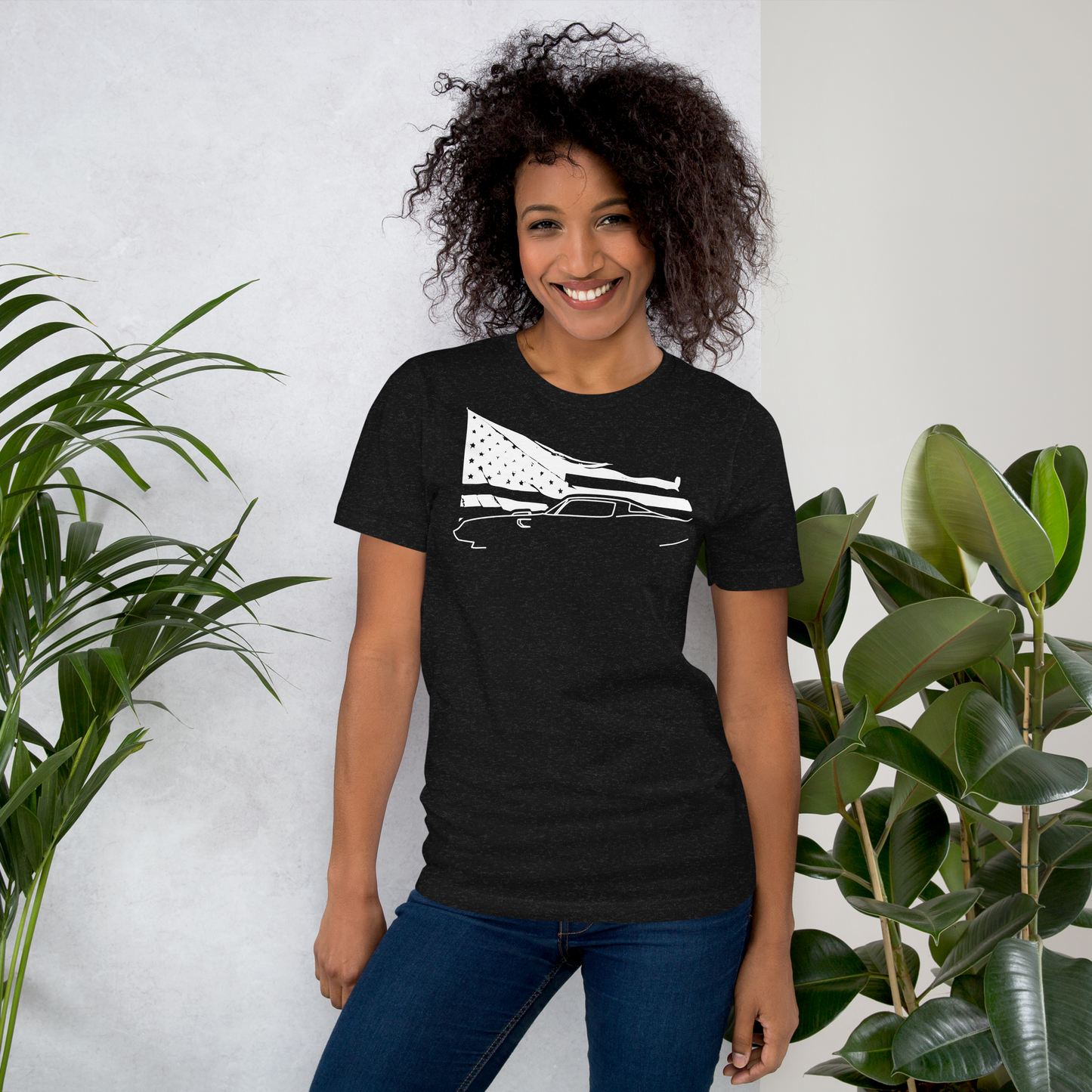 waving flag Ta black