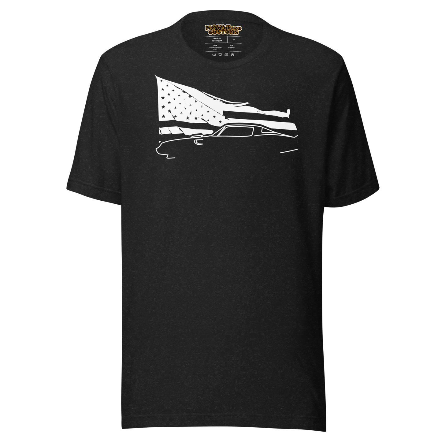 waving flag Ta black