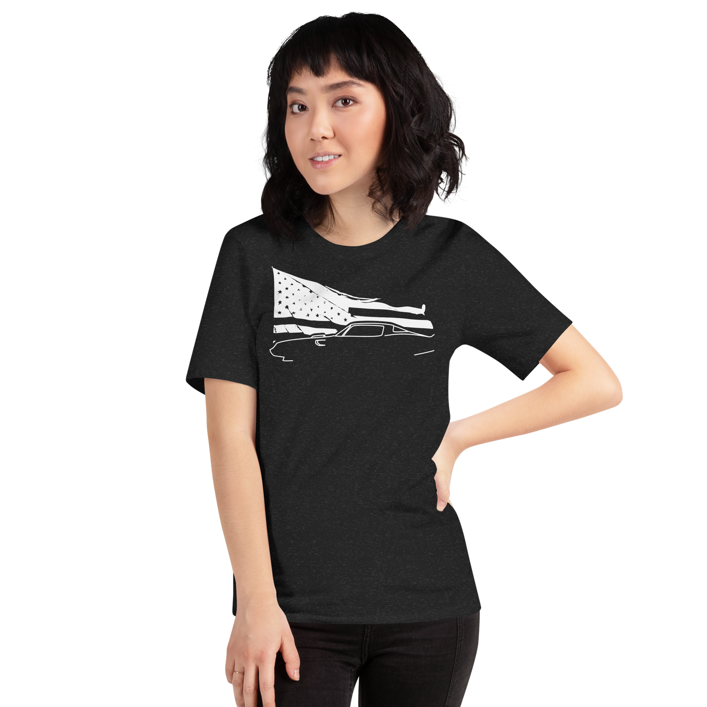 waving flag Ta black