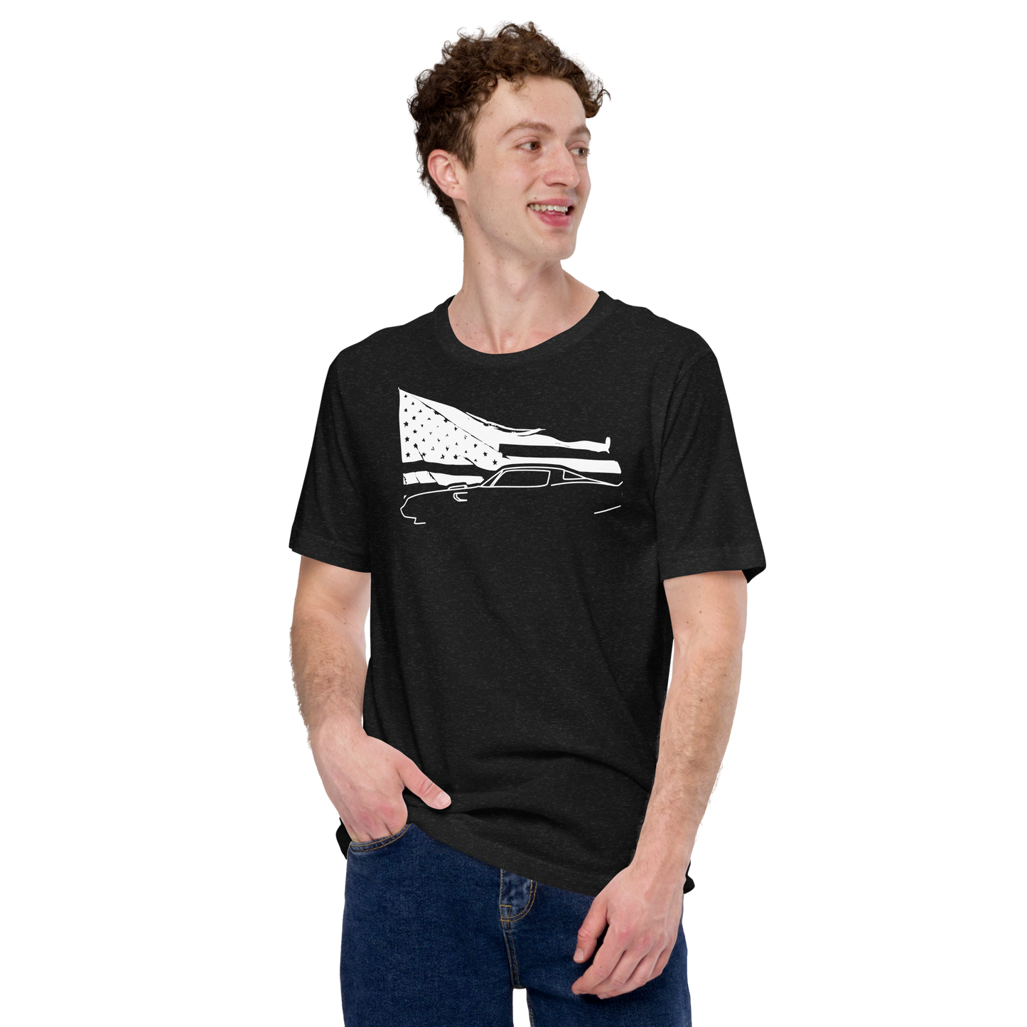 waving flag Ta black
