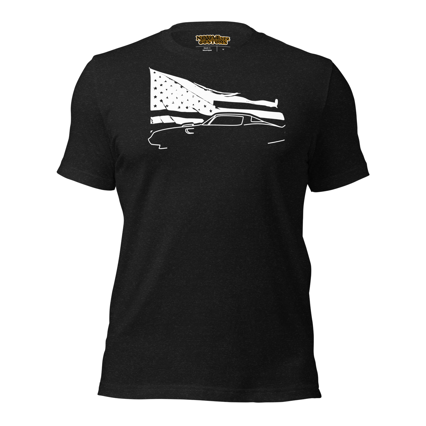 waving flag Ta black