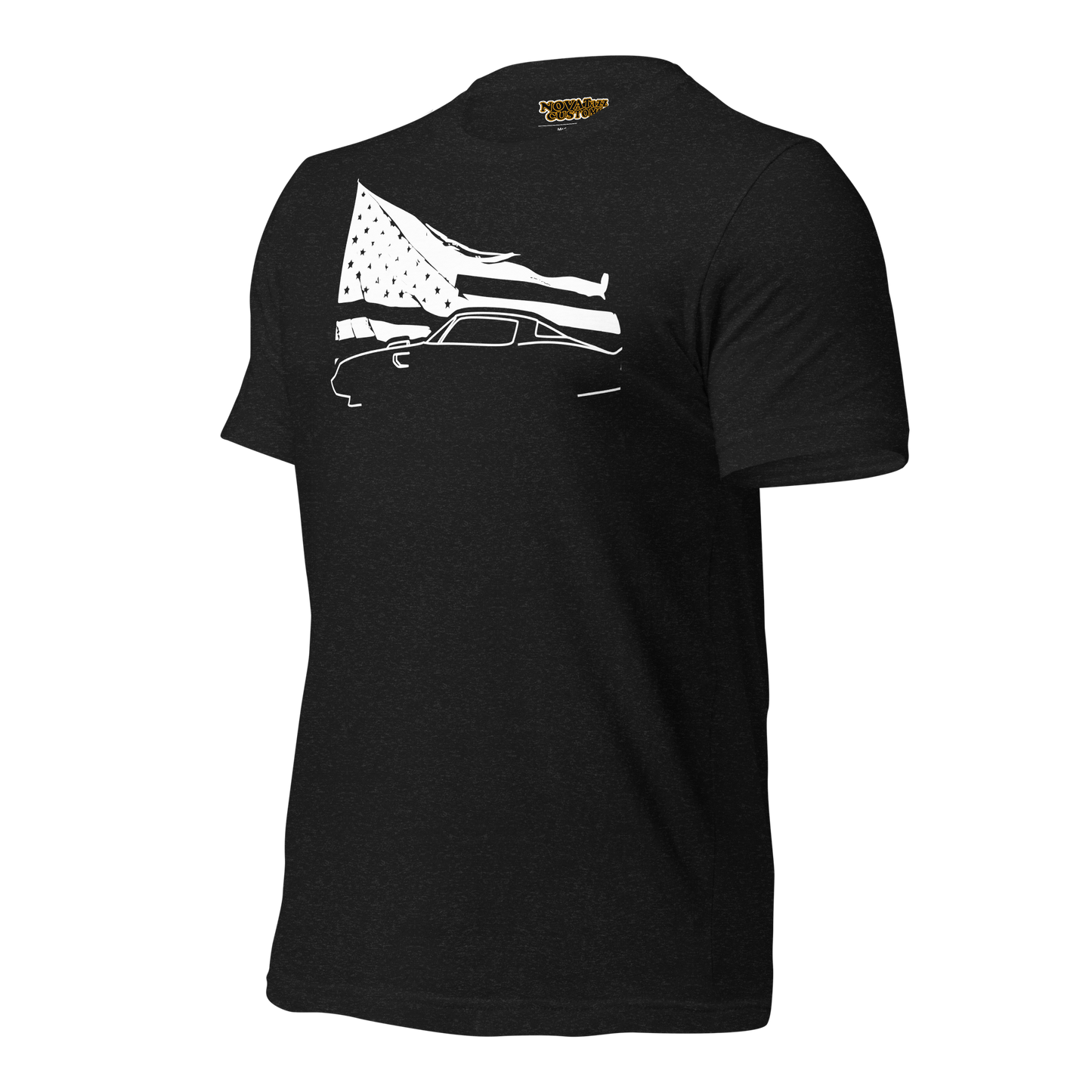waving flag Ta black
