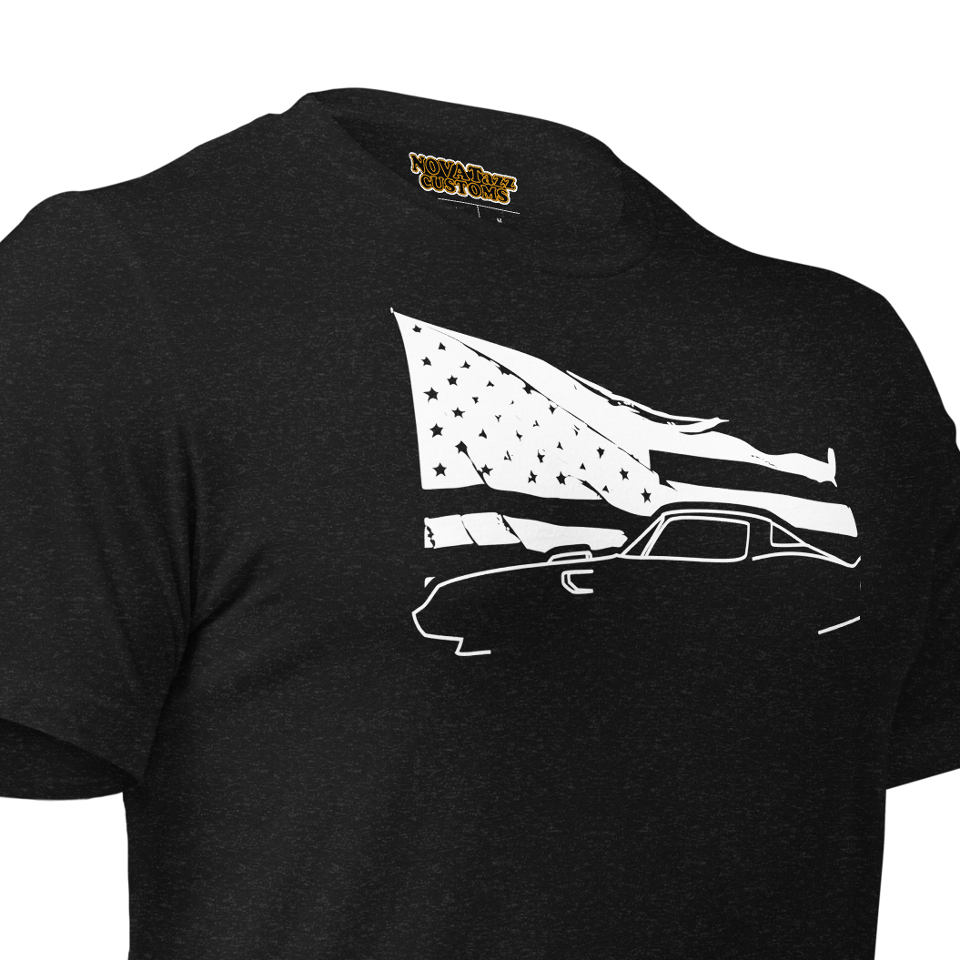 waving flag Ta black