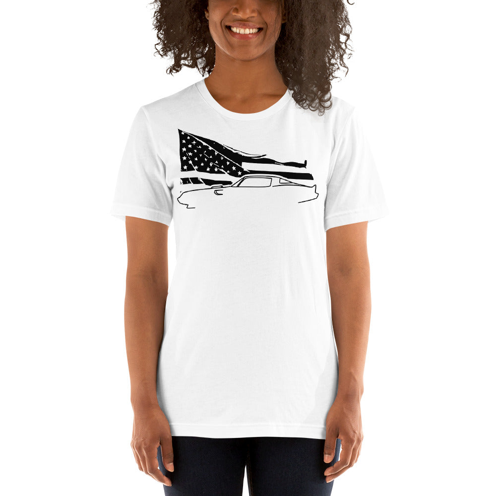 Waving flag ta white
